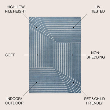 Odense Minimalist Angle Geometric Area Rug